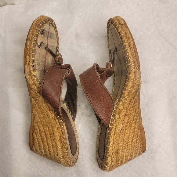 Women´s Burberry Nova Check Espadrille - Wedges - Picture 12 of 16